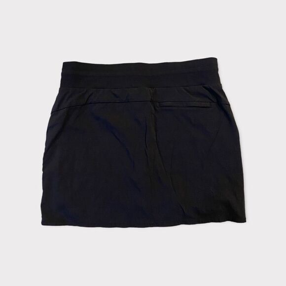 Athleta Black Mini Tennis Style Skirt With Under Shorts and Pockets - Picture 2 of 5